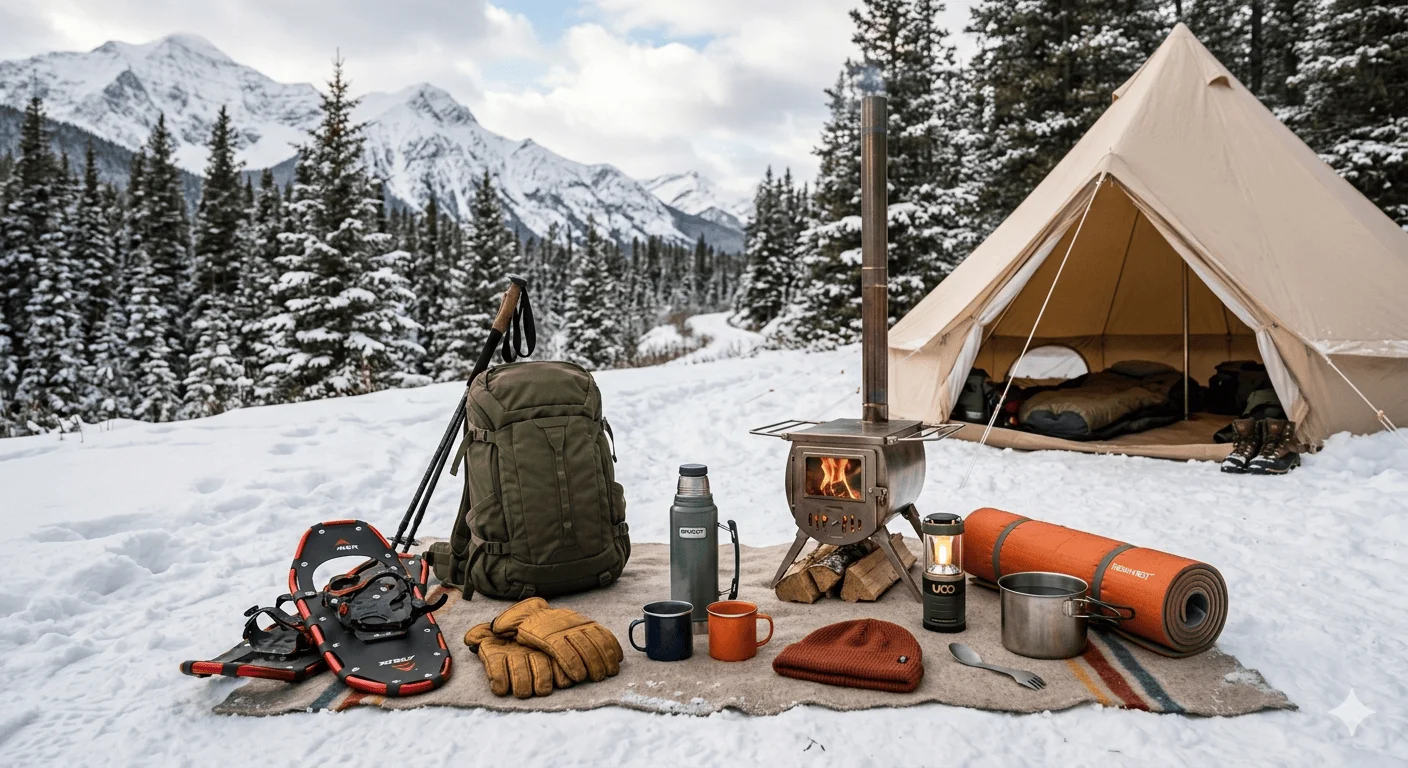 winter camping accessories